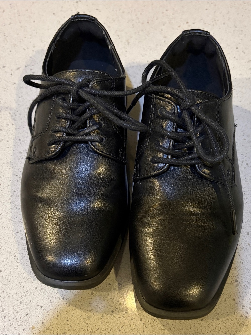 Toddler 10 Nordstrom New Black Lace-Up Dress Shoes